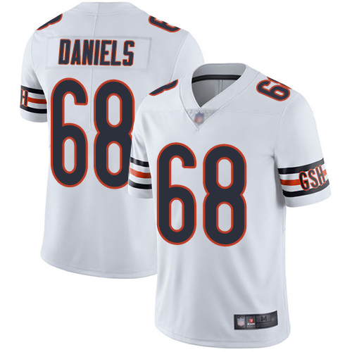 Chicago Bears Limited White Men James Daniels Road Jersey NFL Football #68 Vapor Untouchable
